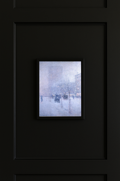 Blue Christmas — black frame fine art print — Art & Olive