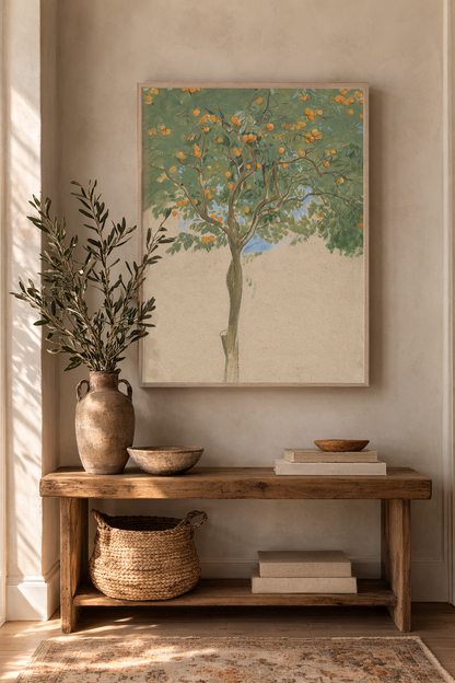 Citrus — black frame fine art print — Art & Olive