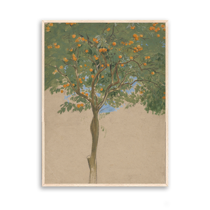 Citrus — silver frame fine art print — Art & Olive