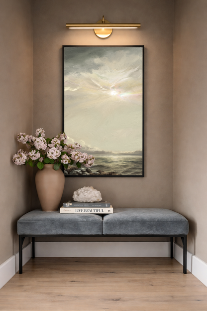Colors Of Peace — black frame canvas print — Art & Olive