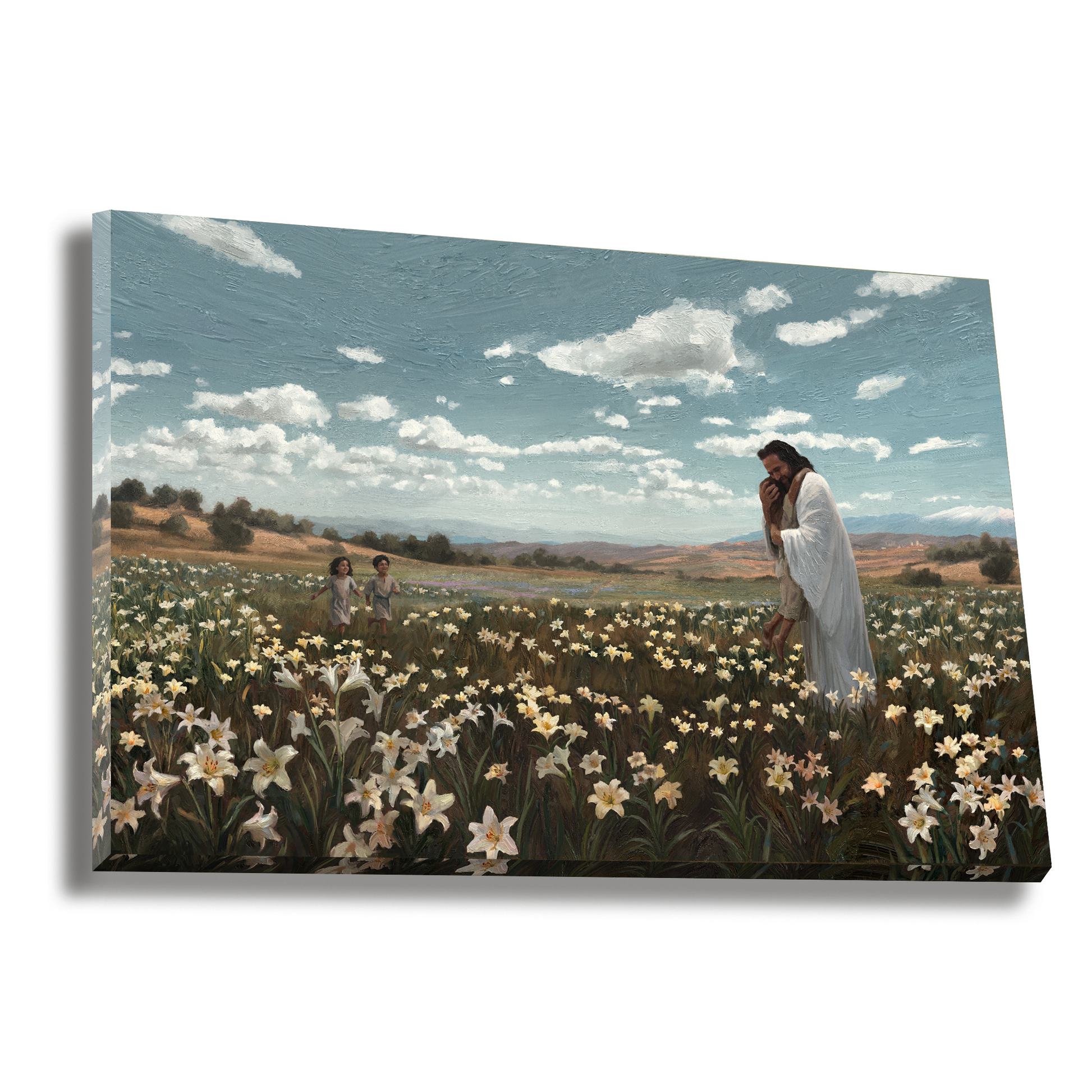 Come Unto Me — Christian canvas print by Art & Olive