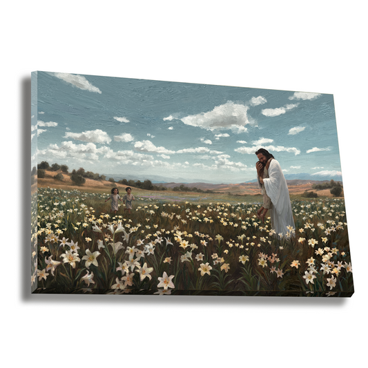 Come Unto Me — Christian canvas print by Art & Olive