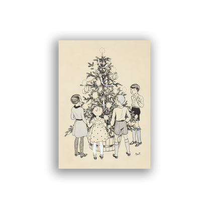 Twas The Night Before — framed option fine art print — Art & Olive