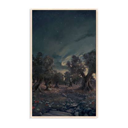 Jesus In Gethsemane — framed option canvas print — Art & Olive