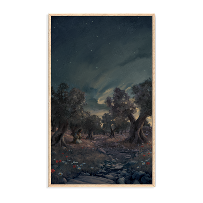Jesus In Gethsemane — framed option canvas print — Art & Olive