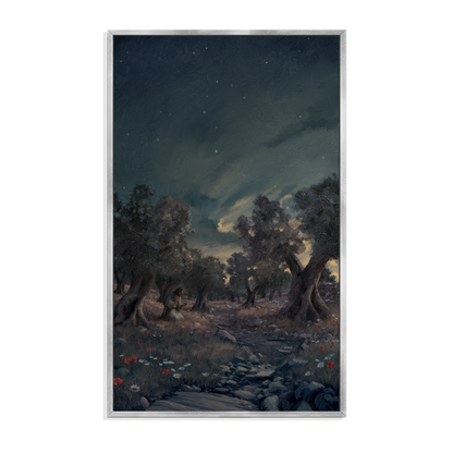 Jesus In Gethsemane — framed option canvas print — Art & Olive