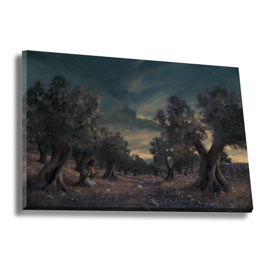 Jesus In Gethsemane — Christian canvas print by Art & Olive