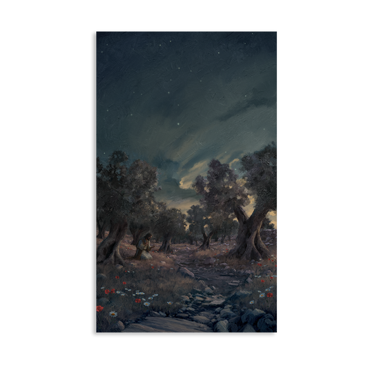 Jesus In Gethsemane — Christian fine art print by Art & Olive
