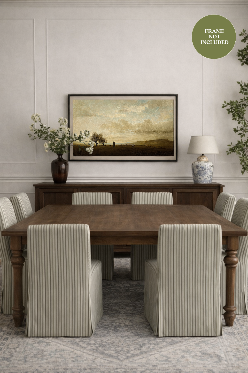 The Good Shepherd — black frame fine art print — Art & Olive