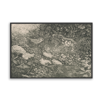 Grove — white frame fine art print — Art & Olive