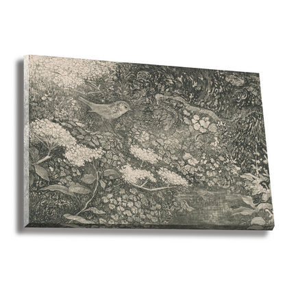 Grove — gold frame fine art print — Art & Olive