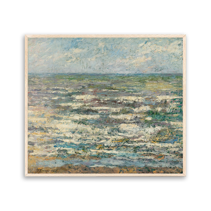 Open Sea — white frame fine art print — Art & Olive