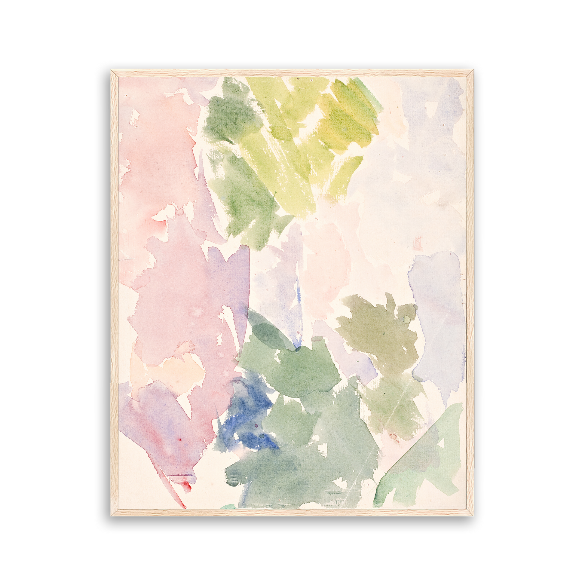 Pastel Wash — black frame fine art print — Art & Olive
