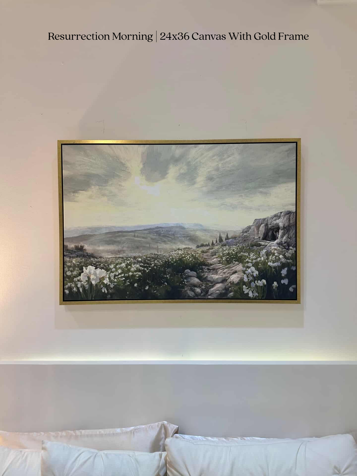 Resurrection Morning — framed option canvas print — Art & Olive