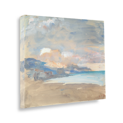 South Of France — silver frame fine art print — Art & Olive